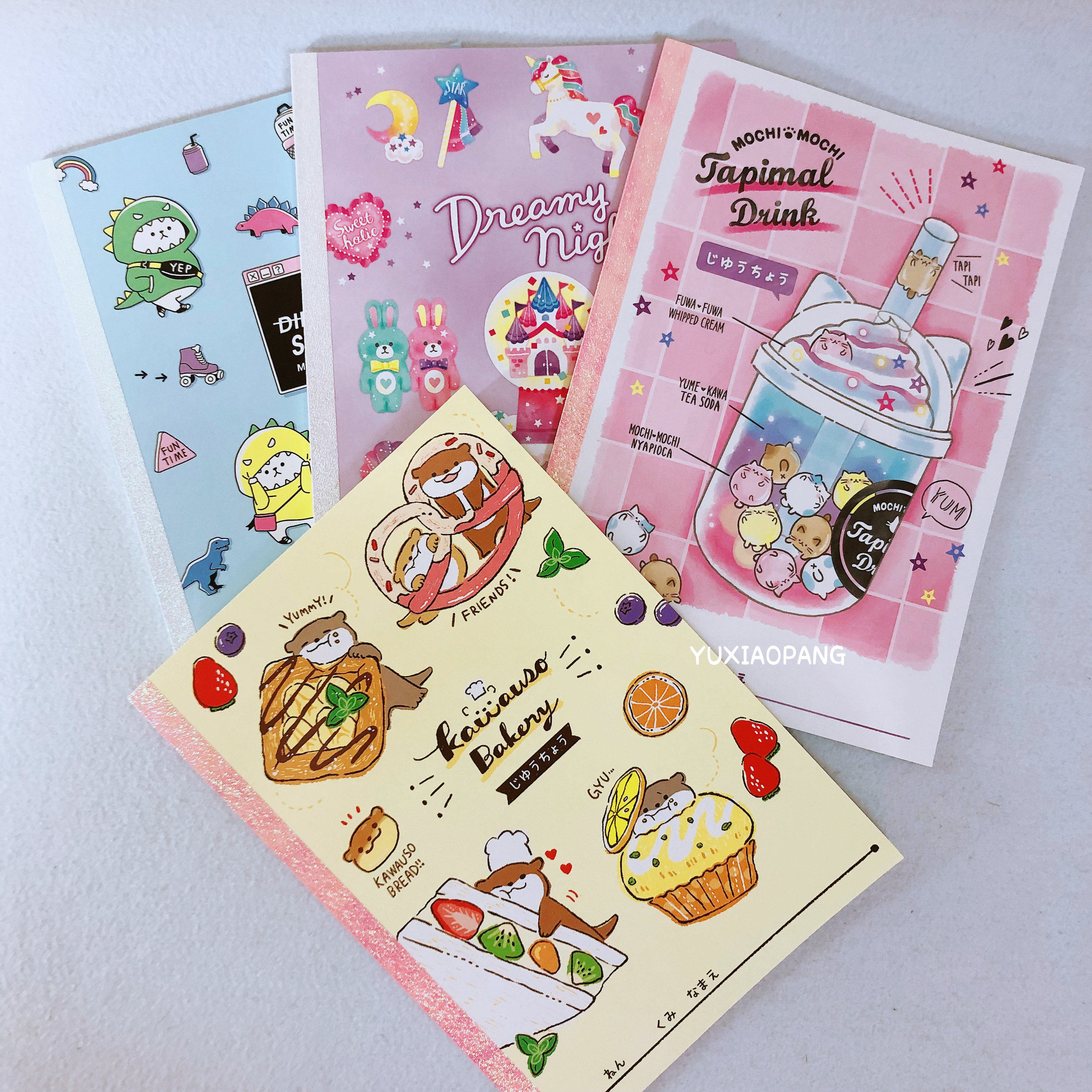 可爱小动物限定 日本制  mind wave限量款空白页笔记本记事本速写