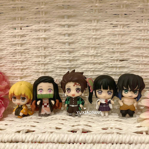 鬼灭之刃排排队日本万代BANDAI正版扭蛋排队系列人偶摆件第一二弹