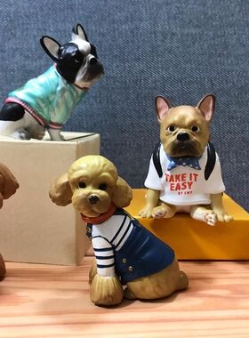 时装走秀时髦狗狗们 日本 FUSEE正版扭蛋only wan第二弹摆件泰迪