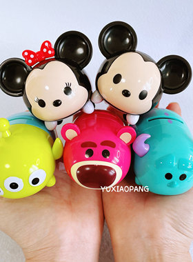 迪士尼tsum tsum人物限定 日本 限量款mini可爱圆滚摆件储蓄罐