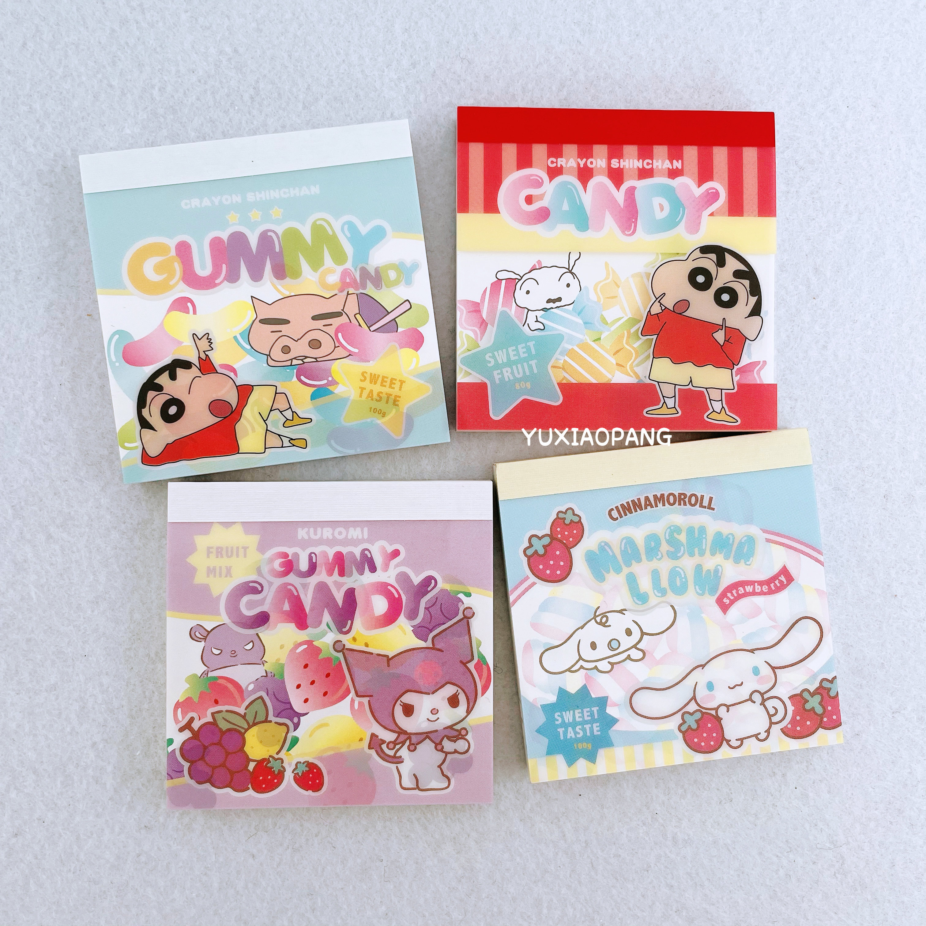 蜡笔小新三丽鸥糖果便签本