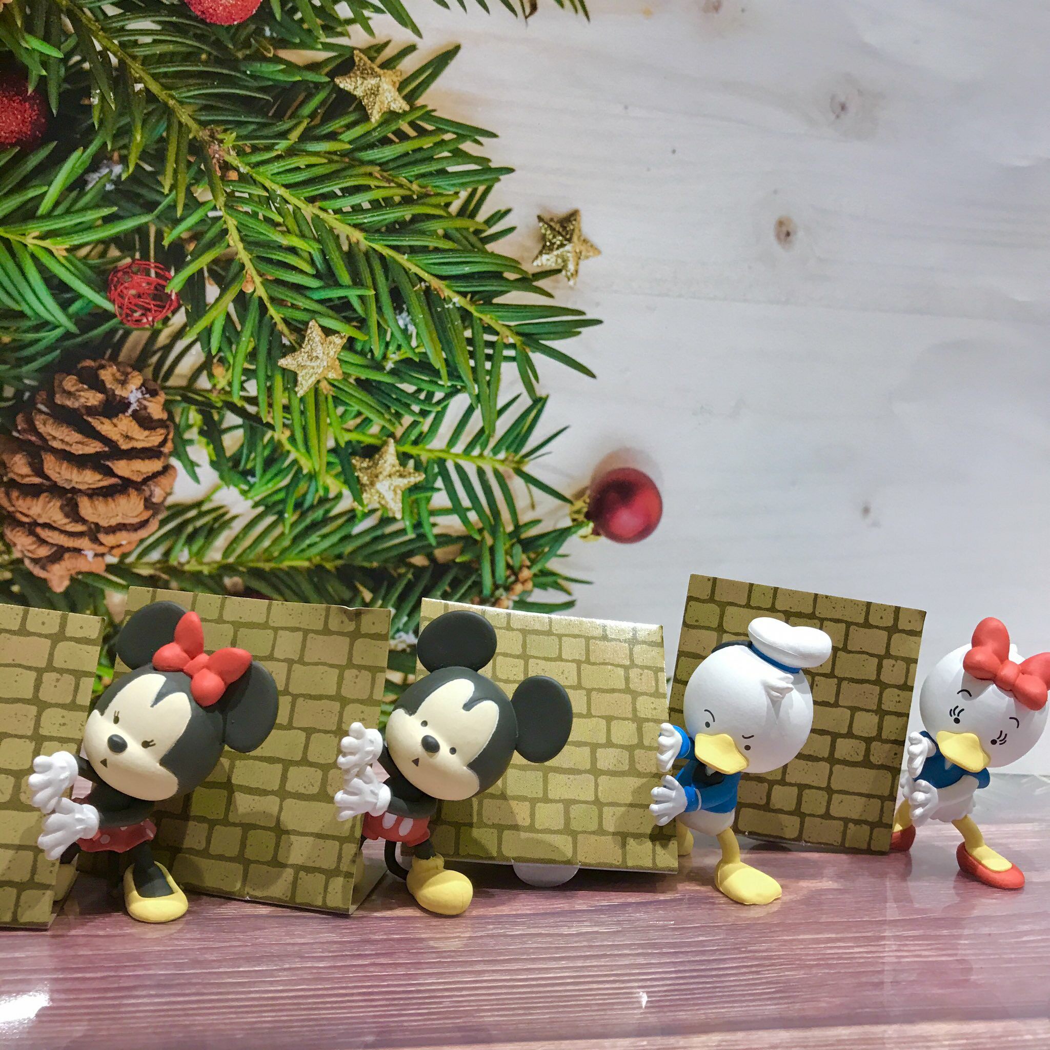 迪士尼人物躲猫猫 日本takara tomy正版扭蛋捉迷藏摆件米奇唐老鸭