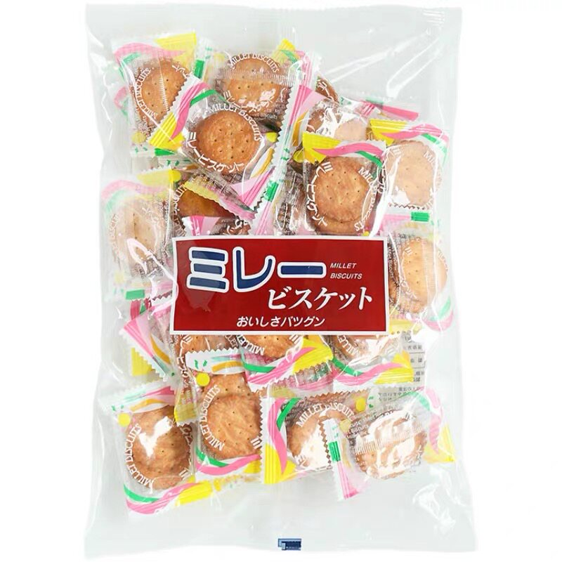 日本进口零食平野小圆饼薄脆南乳饼干咸味145g独立包装办公室零食