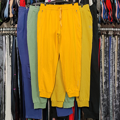 杂款清仓断码瑜伽健身跑步高腰弹紧身蜜桃女七八九分速干运动长裤