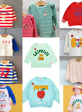 Babyking 25年BEBE儿童宝宝春夏秋款经典系列长袖卫衣T恤集合