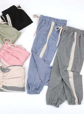 511521冰丝棉儿童防蚊裤男女童夏季薄款中小童灯笼裤童装裤子长裤