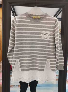 20508女童棉涤洋气毛衣儿童春秋冬款女孩宝宝童装薄款线衣外穿