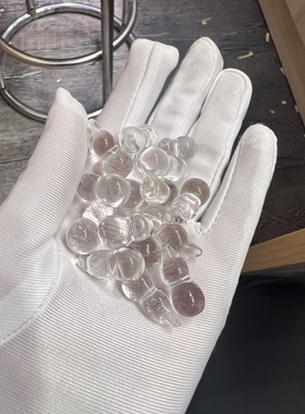 天然水晶葫芦吊坠白水晶粉水晶茶水间黄水晶