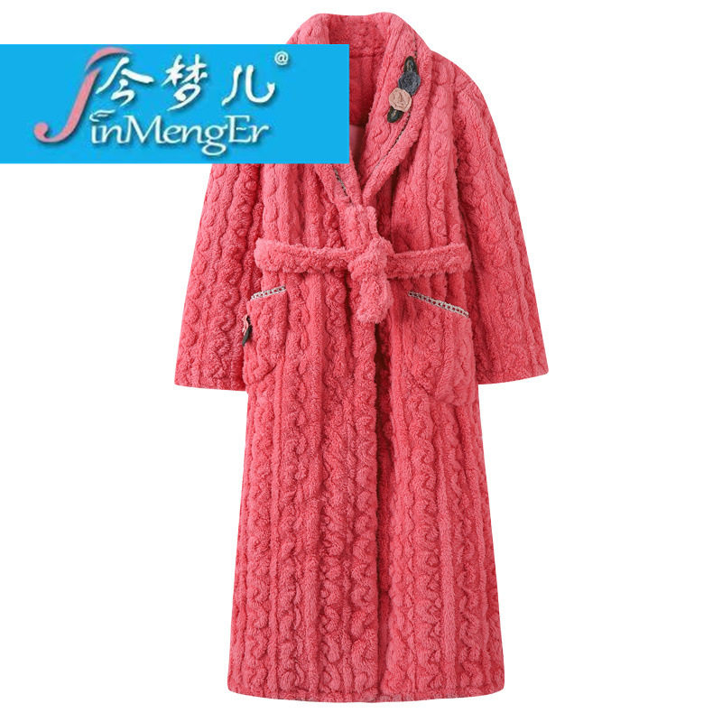 新款冬季睡衣女三层夹棉加厚睡袍长毛绒睡裤韩版外穿家居服,女士内衣/男士内衣/家居服,睡袍/浴袍,淘宝优惠券,粉丝福利购,淘宝优惠卷