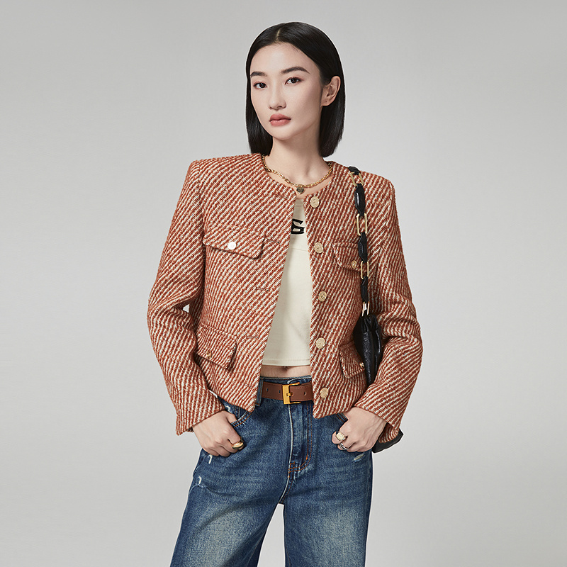 外套女秋冬短款气质高级感