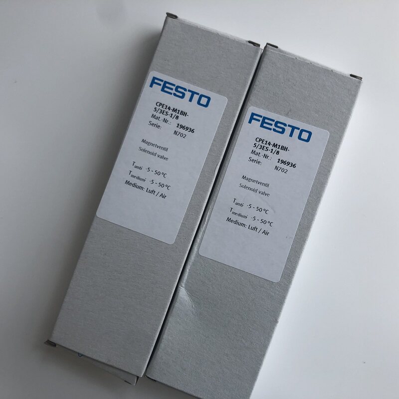 FESTO电磁阀196936-CPE14-M1BH-5/3ES-1/8全新原装正品