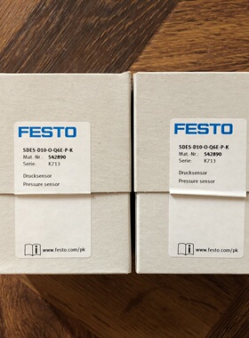 FESTO传感器542890-SDE5-D10-O-Q6E-P-K压力全新原装正品正规渠道