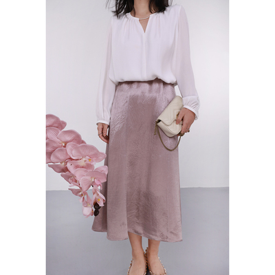 小个子波光粼粼百搭鱼尾半裙