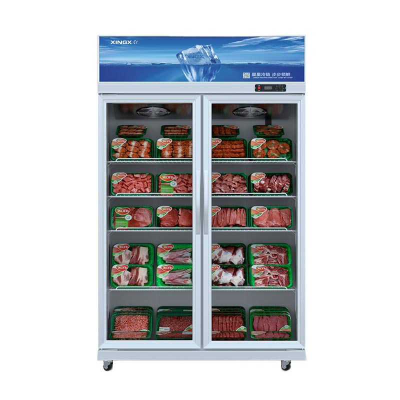 星星lsd-810wd风冷多门立展饮料柜冷冻柜保鲜展示柜商用大容量