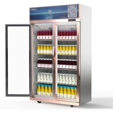 XINGX/星星 Охлаждаемый вместительный и большой стенд для коммерческого использования, стеклянный термометр