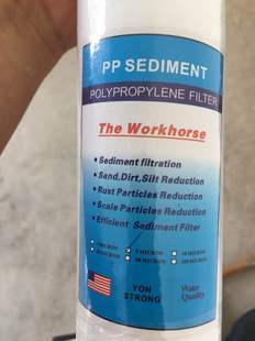 PP SEDIMENT POLYPROPYLENE FILTER The Workhorse插入式PP棉滤芯