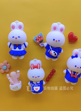 兔子冰箱贴立体磁力贴