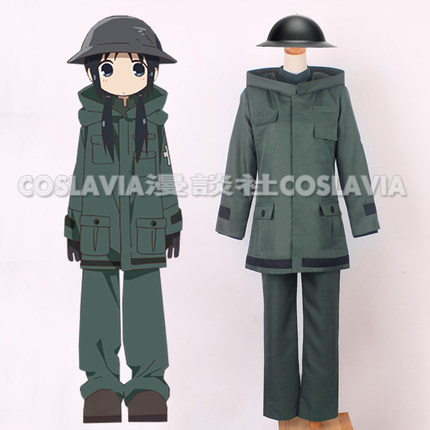 漫谈社 少女终末旅行千户军装现货定做cosplay服装定制