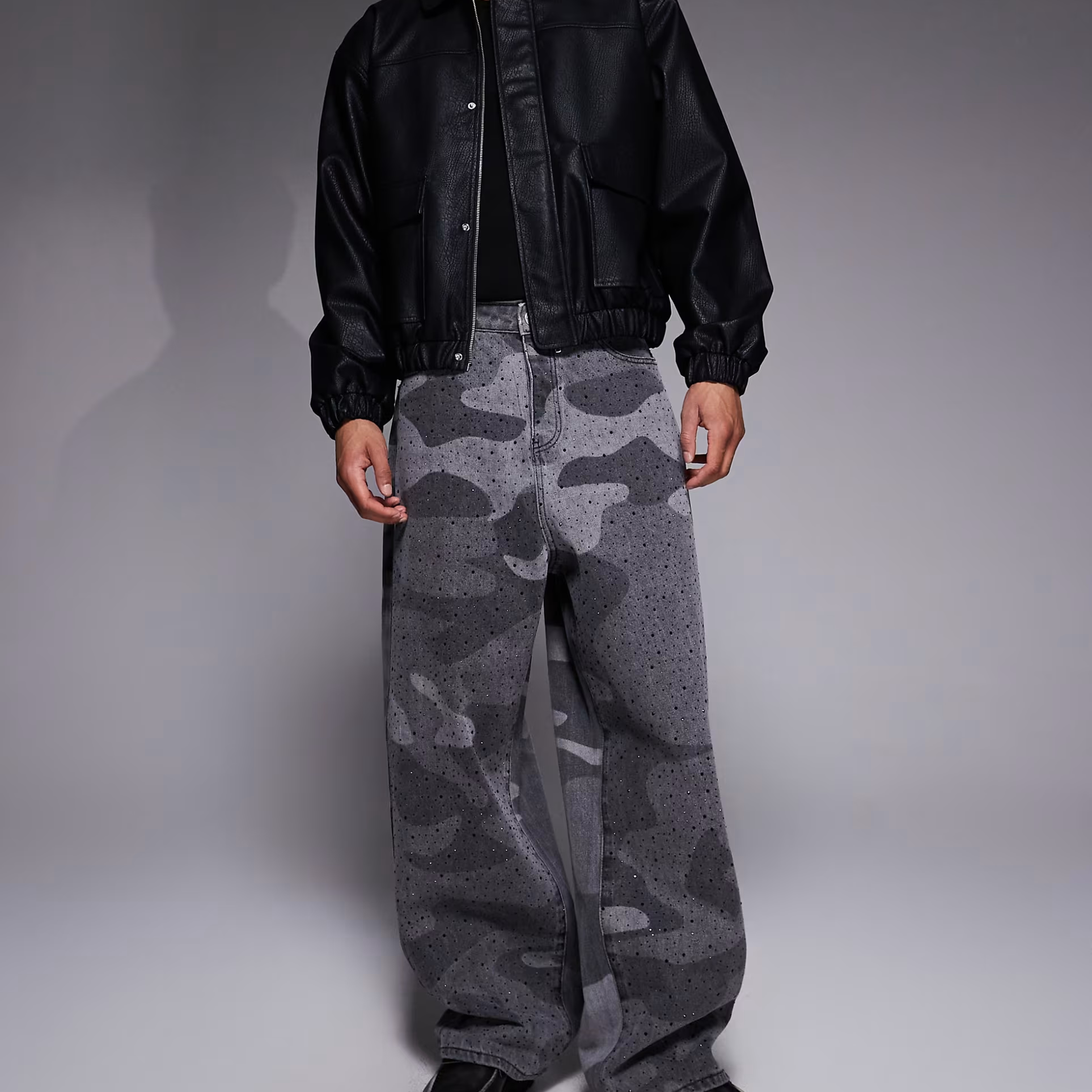 美女当家英国代购2026年春季新款水钻装饰迷彩牛仔时尚男装休闲裤,男装,休闲裤,淘宝优惠券,粉丝福利购,淘宝优惠卷