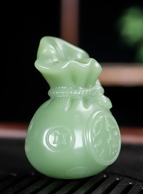 天然和田玉籽料福袋手把件