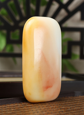 和田玉籽料原石手把件