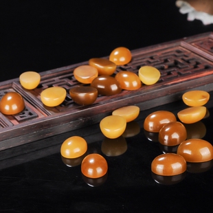 天然玉石戒面和田玉糖料鸽子蛋戒面裸石可镶嵌戒指指环玉器戒面