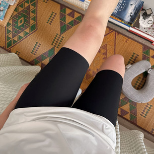 女外穿夏季无痕安全裤内裤二合一防走光鲨鱼裤不卷边打底瑜伽短裤