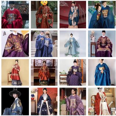 出租明制妈妈汉服中式婚礼父母汉服母亲父亲汉服长辈服中秋活动