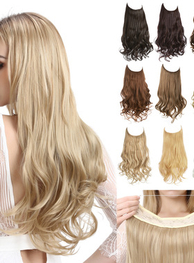 Female wig 1pcs additional hair volume  long curly hair