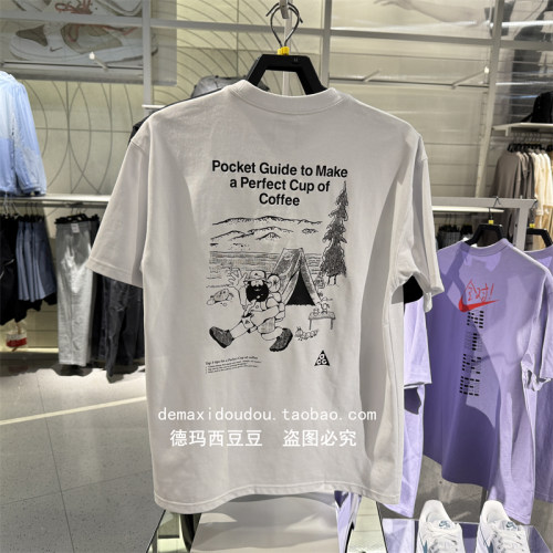 耐克ACG短袖男子后背印花运动T恤