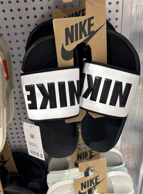 包邮【特价】专柜正品NIKE耐克女子一字拖轻便易穿脱拖鞋 BQ4632