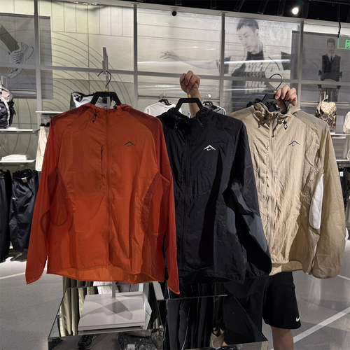 正品NIKE耐克连帽夹克防晒衣男夏季新款宽松休闲夹克外套 FN4003