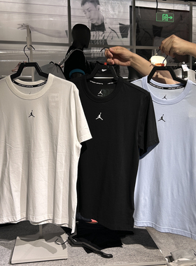 包邮【特价】jordan男子飞人印花logo运动速干圆领短袖T恤 FN5830