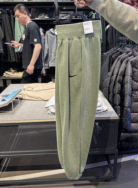 酷动城Nike耐克 女子 宽松 加绒休闲运动长裤 DQ5888-386