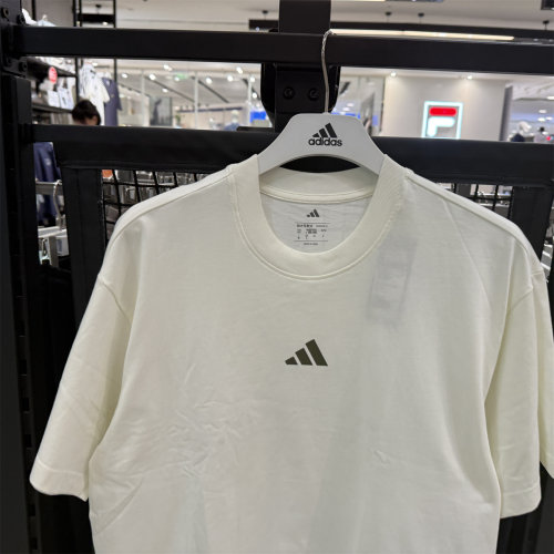 adidas阿迪达斯男短袖针织透气舒适休闲简约半袖T恤KB4875 KB4874
