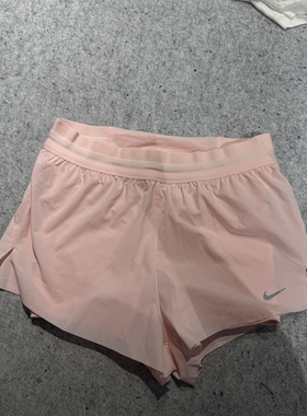 Nike耐克女短裤2025夏梭织速干透气防走光瑜伽训练热裤HJ5377-607