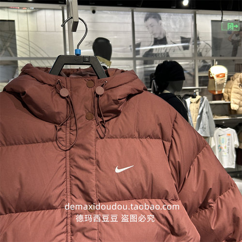 NIKE耐克24年冬季女面包服外套加厚保暖羽绒服上衣FZ5929-218-226