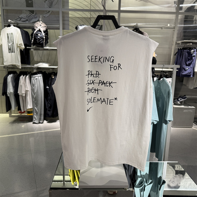 Nike耐克男子运动背心SLVLS夏季篮球运动休闲无袖T恤衫IH9266-100