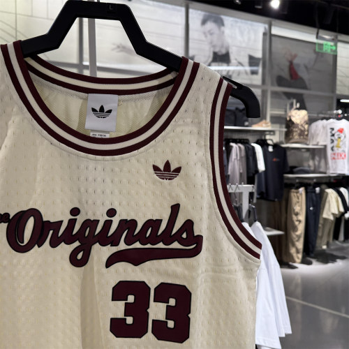 adidas阿迪达斯三叶草男子OG Jersey运动休闲无袖背心JM9953-4