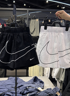 专柜正品NIKE耐克女子综训跑步休闲运动大钩子梭织短裤 HM4633