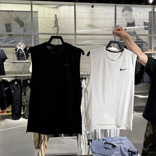 正品Nike耐克PRO男子跑步运动训练健身速干透气无袖背心 CZ1185