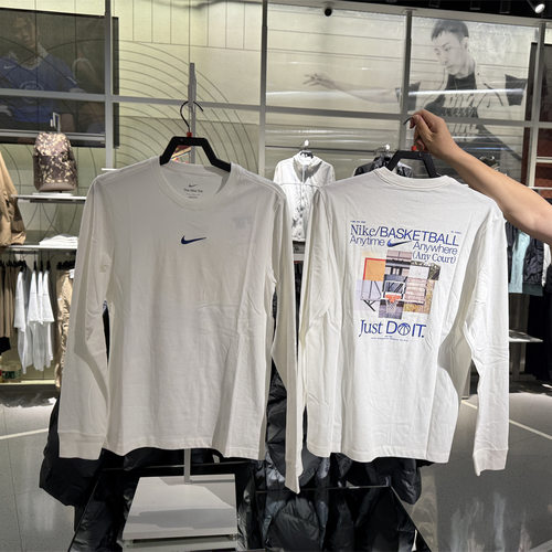 耐克NIKE 2025秋季新款男子篮球全棉柔软舒适好搭上衣T恤 HV1771