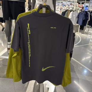 正品代购NIKE耐克短袖男2025新款运动休闲宽松印花圆领t恤 HQ9263