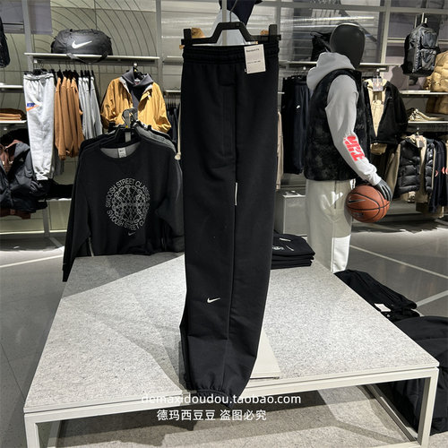 耐克夏季裤子男运动长裤针织毛圈休闲束脚收口卫裤FZ0225-010-063