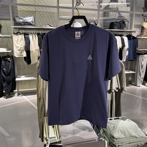 代购NIKE男户外胸标刺绣ACG印花卡通背标圆领短袖T恤 IH8660-508