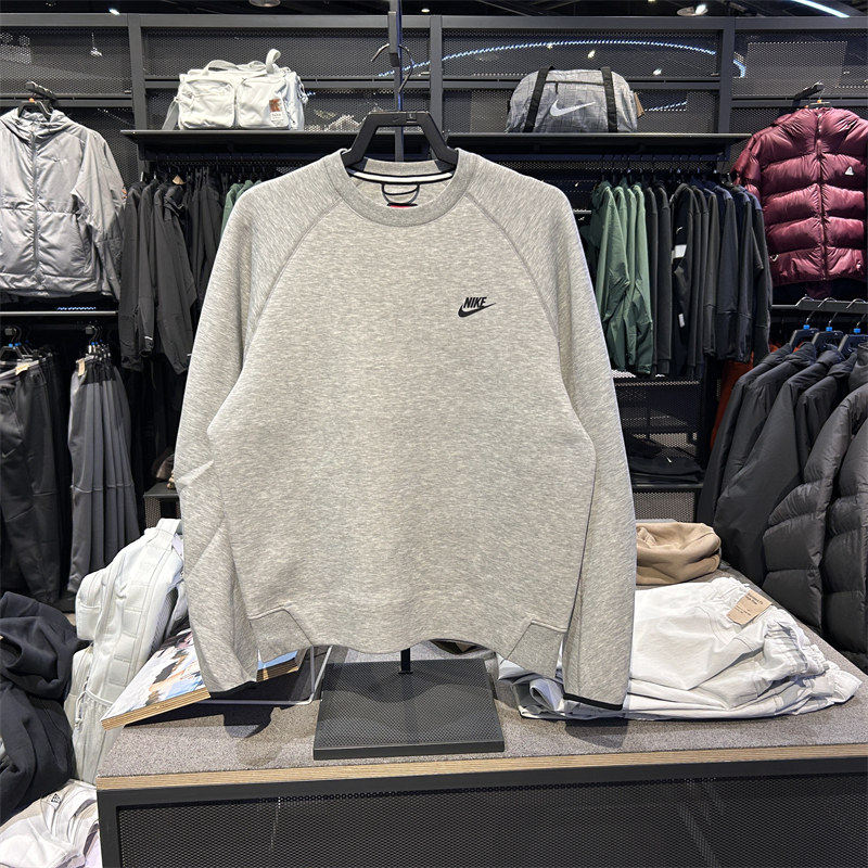 专柜正品Nike耐克TECH FLEECE男子针织休闲圆领套头衫卫衣 FB7917,运动服/休闲服装,运动卫衣/套头衫,淘宝优惠券,粉丝福利购,淘宝优惠卷