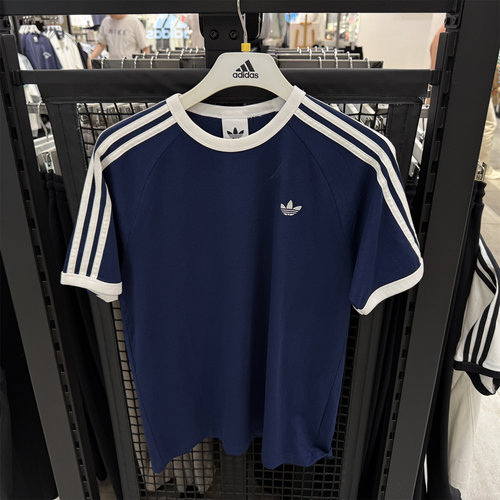 Adidas阿迪达斯正品夏季新款男三叶草纯棉运动休闲短袖T恤 HZ9634