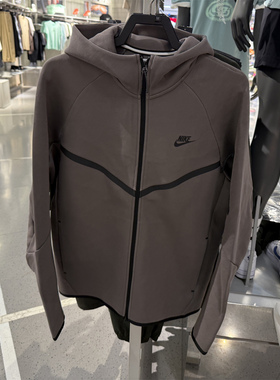 正品NIKE耐克男AS M NK TCH FLC FZ WR HOODIE运动外套HV0950-289