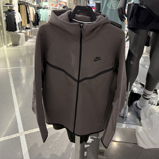 正品NIKE耐克男AS M NK TCH FLC FZ WR HOODIE运动外套HV0950-289