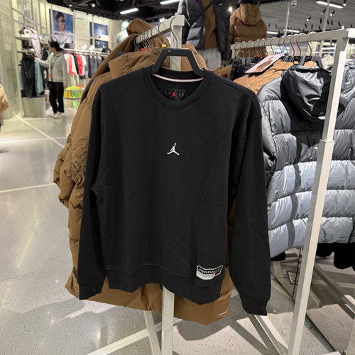 NIKE耐克JORDAN男子运动休闲宽松印花针织圆领套头衫IO7830-010